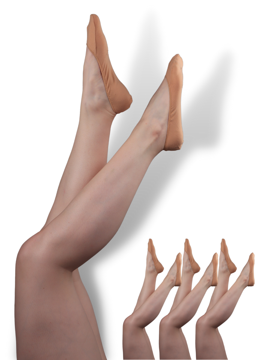 Gatta Foots avokassukat nude w.12 3 pack