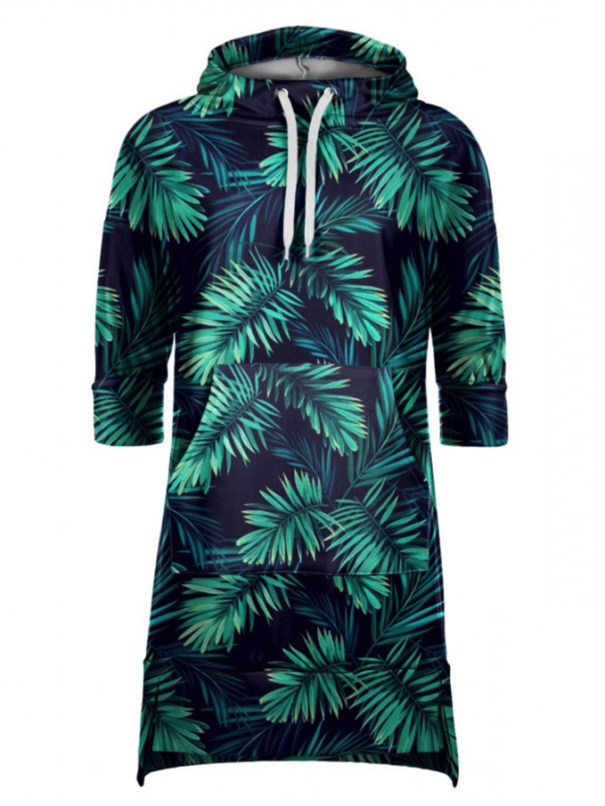 Mr Gugu Tropical Explosion Hoodie Dress