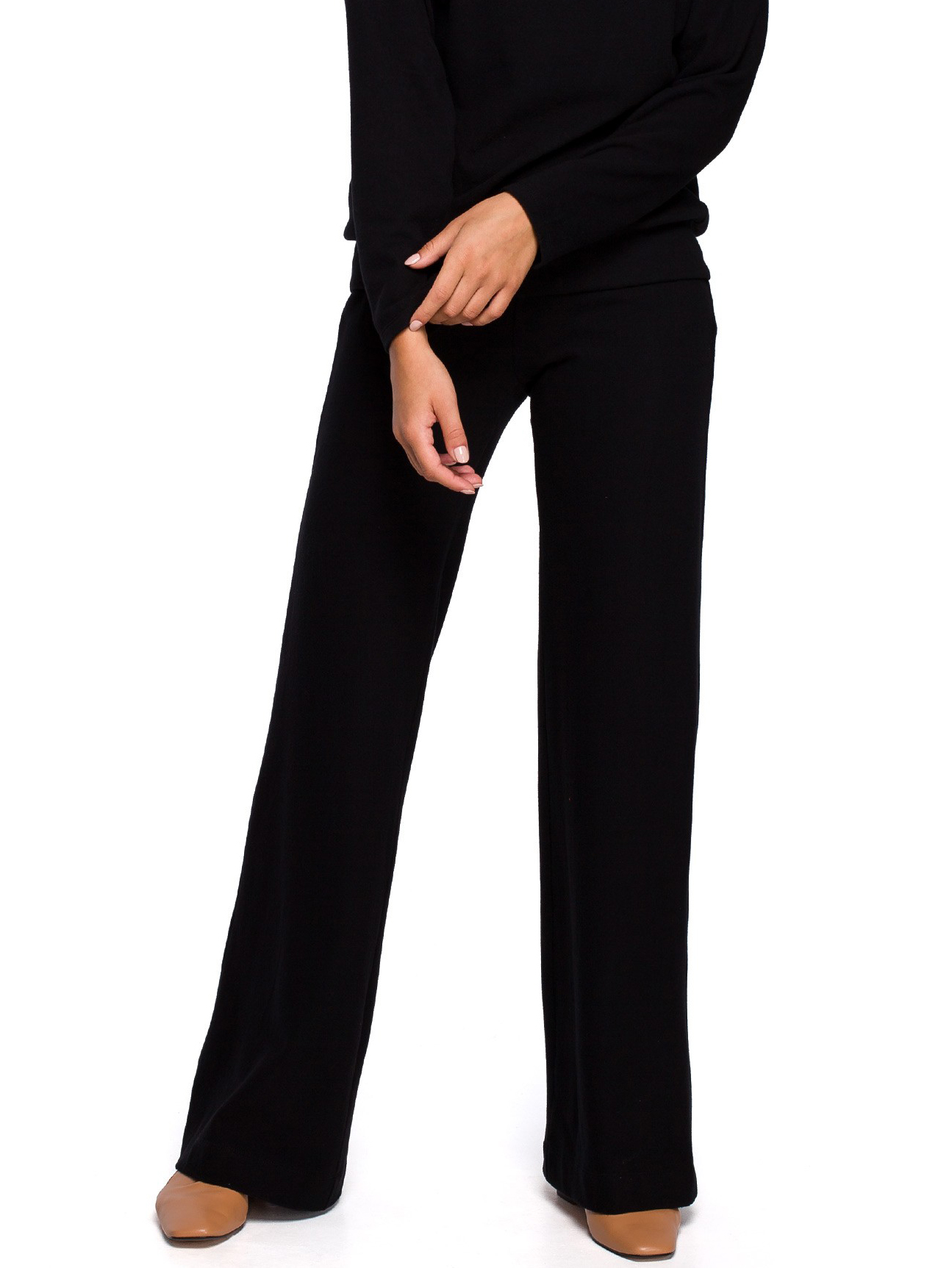 Style puuvillahousut musta S249