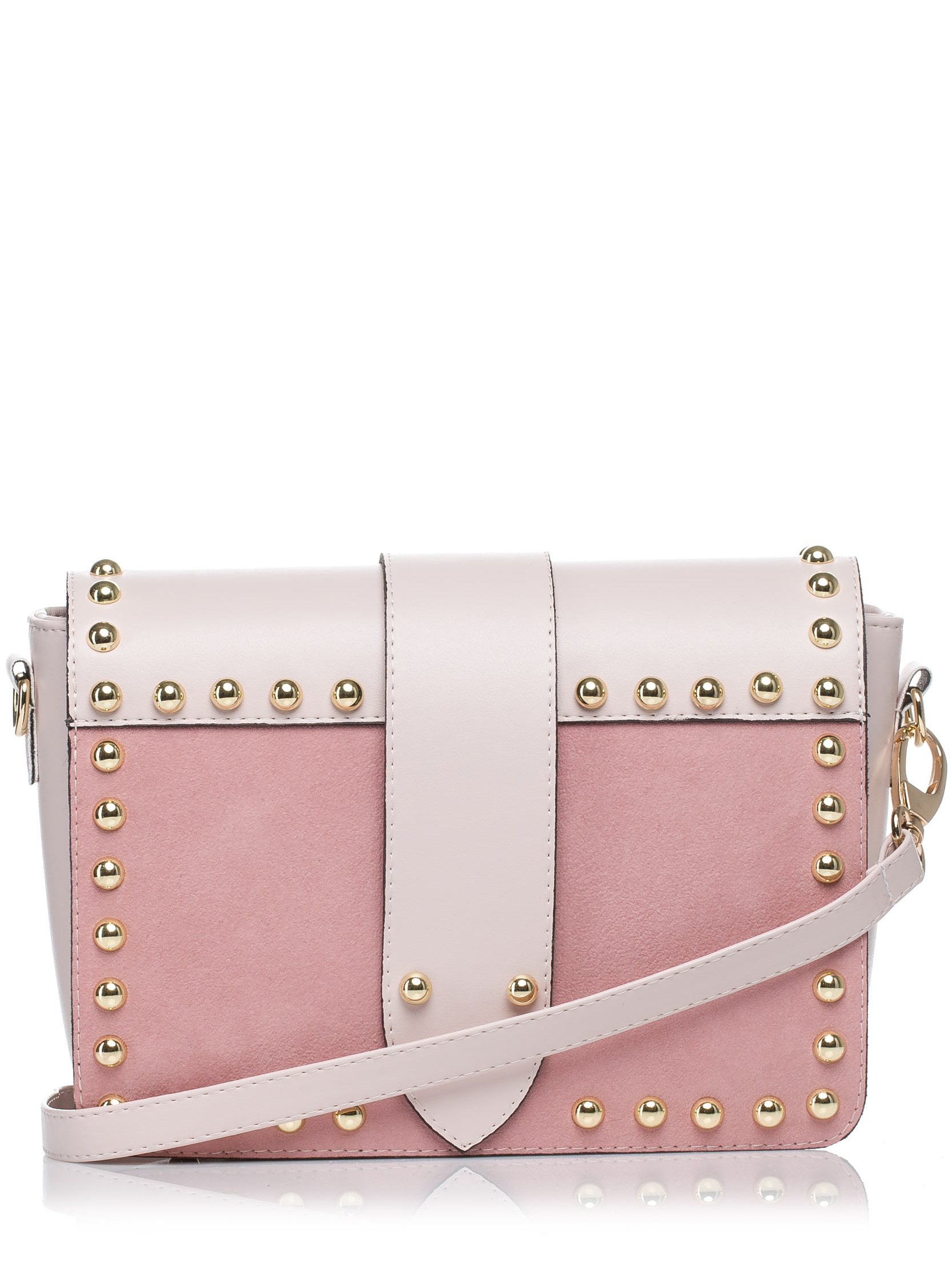 Style Bags vaaleanpunainen niittilaukku SB400