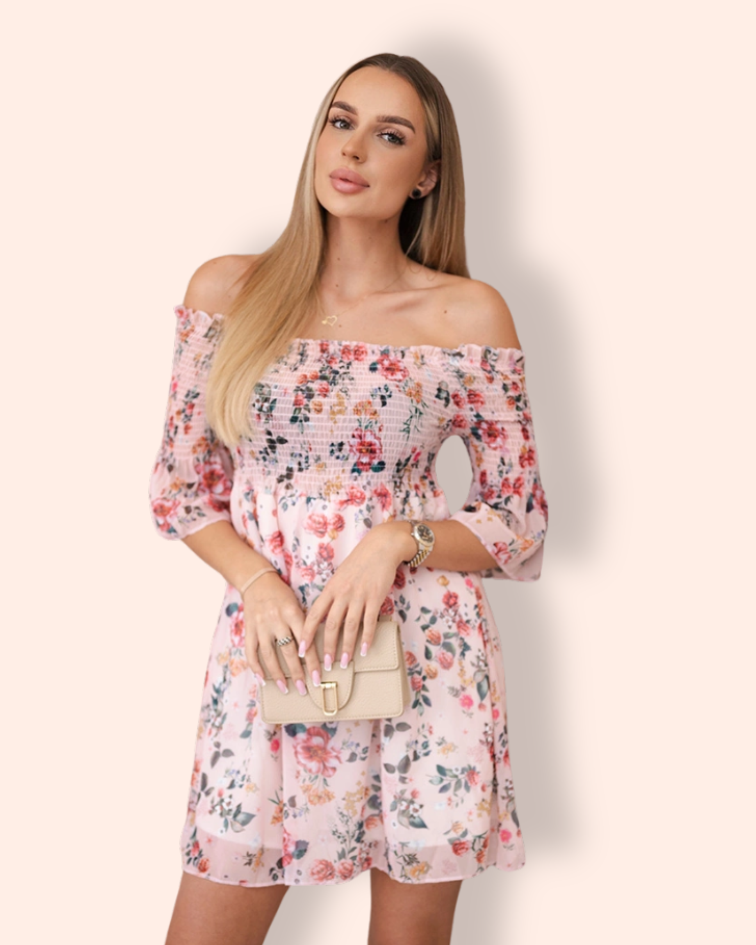 ARIANA minimekko vaaleanpunainen
