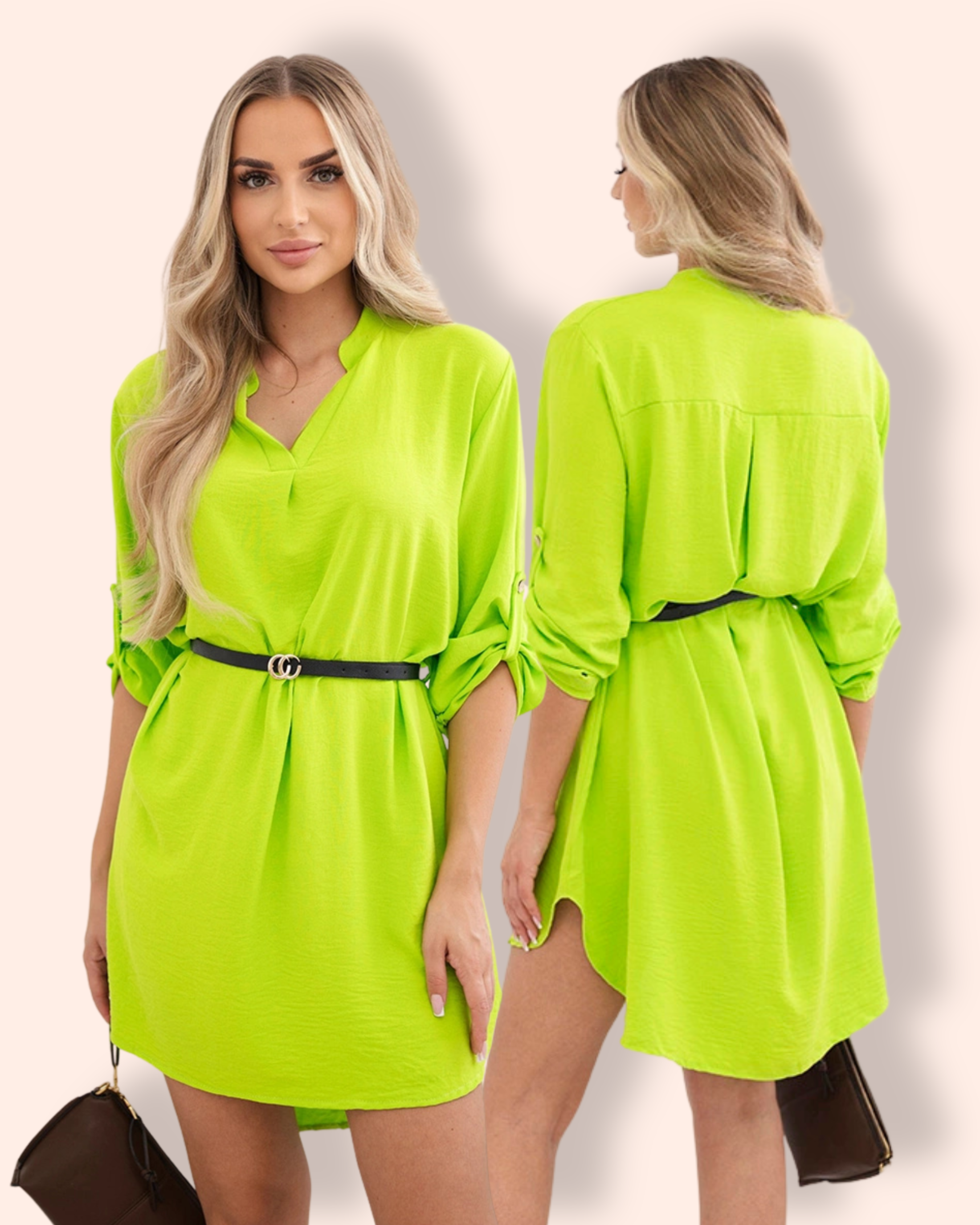 AVA tunikamekko lime