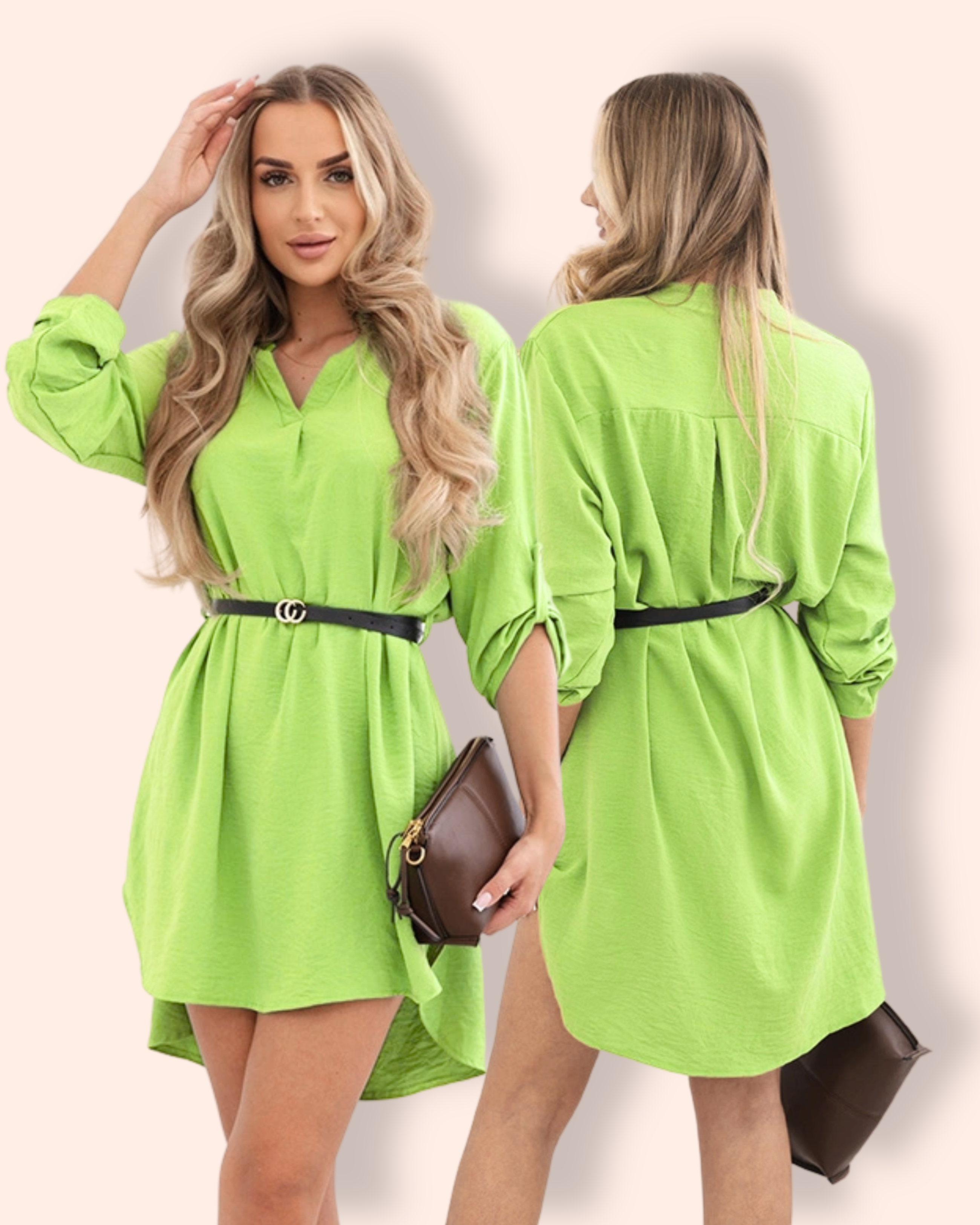 AVA tunikamekko lime