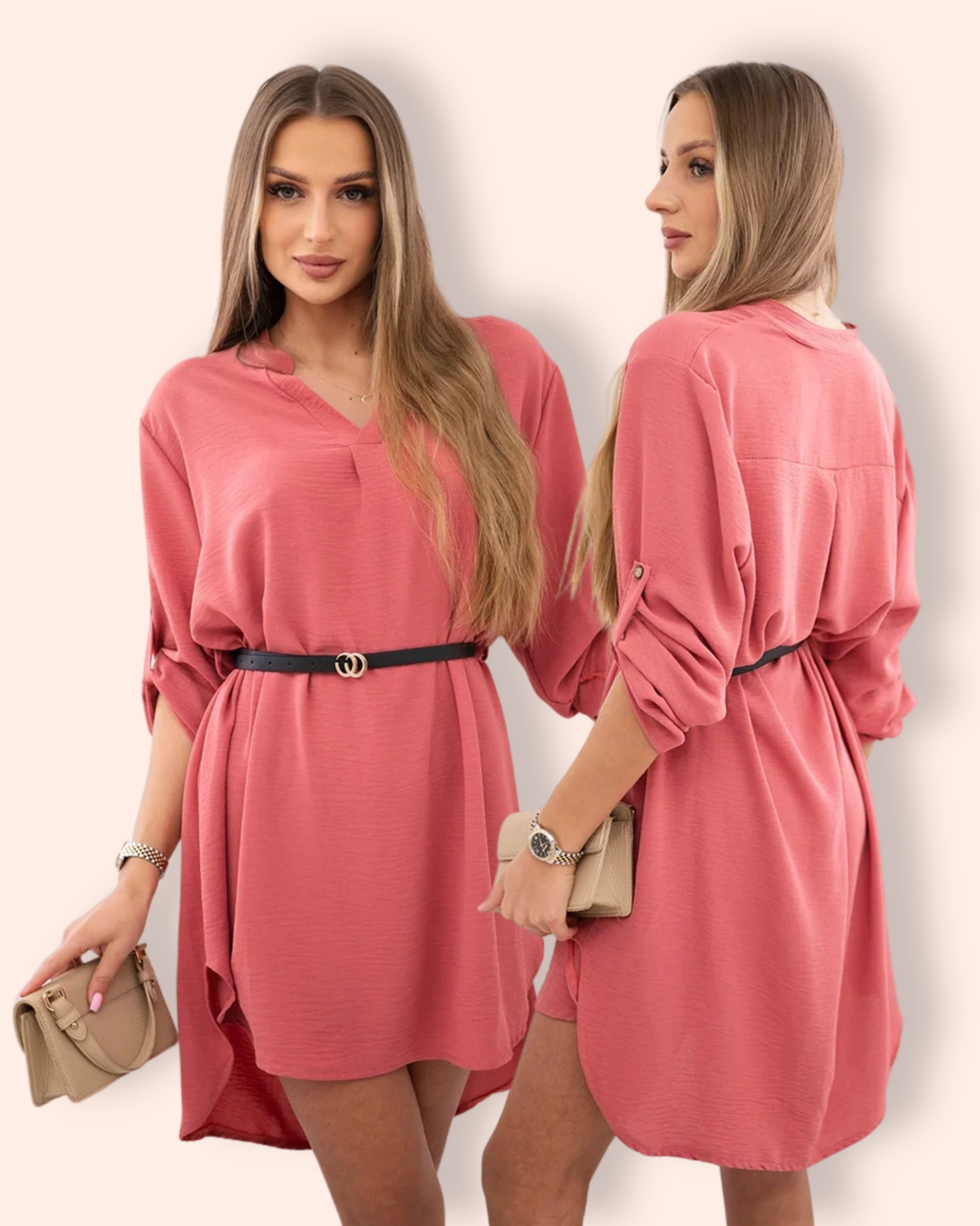 AVA tunikamekko dusty rose