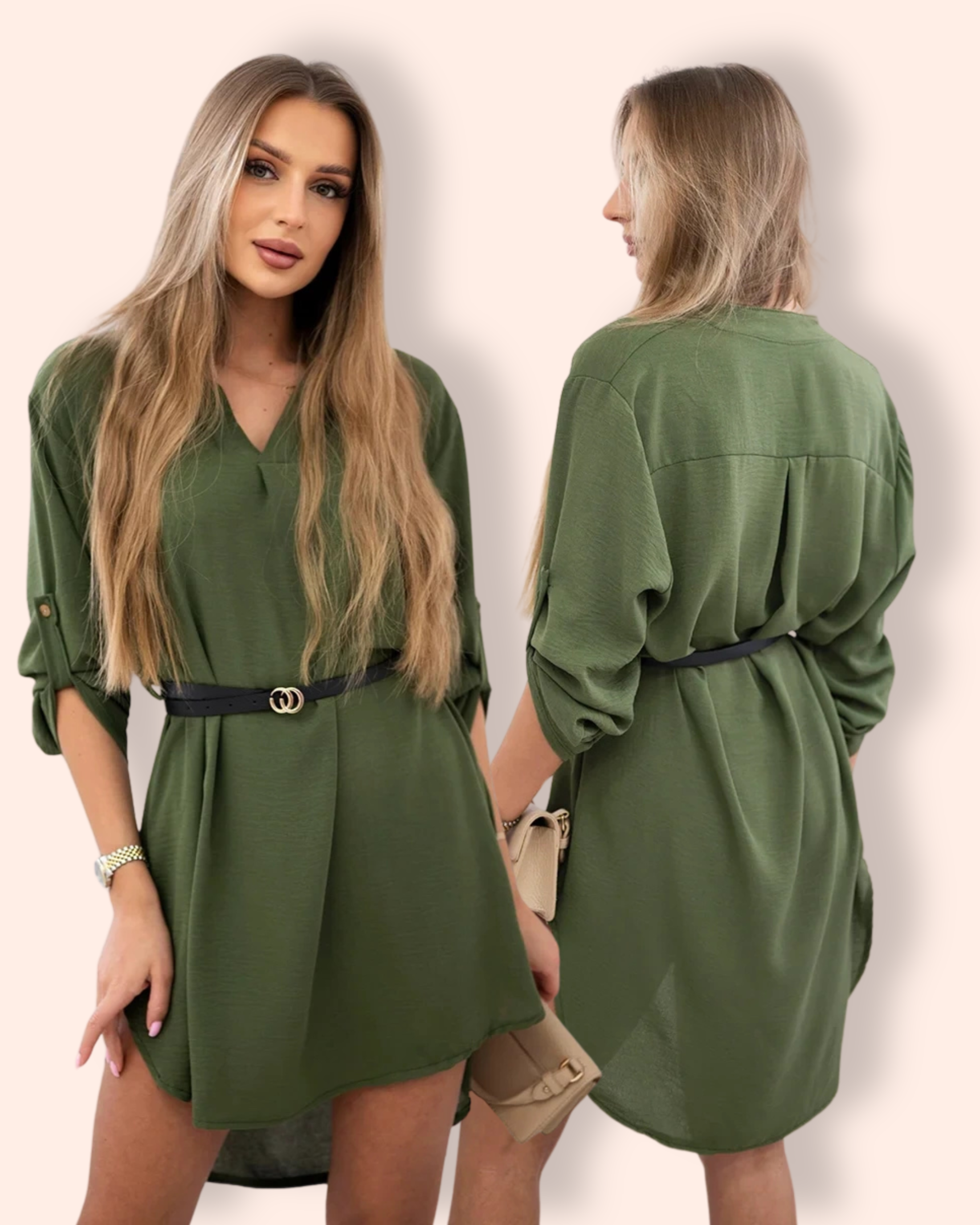 AVA tunikamekko khaki