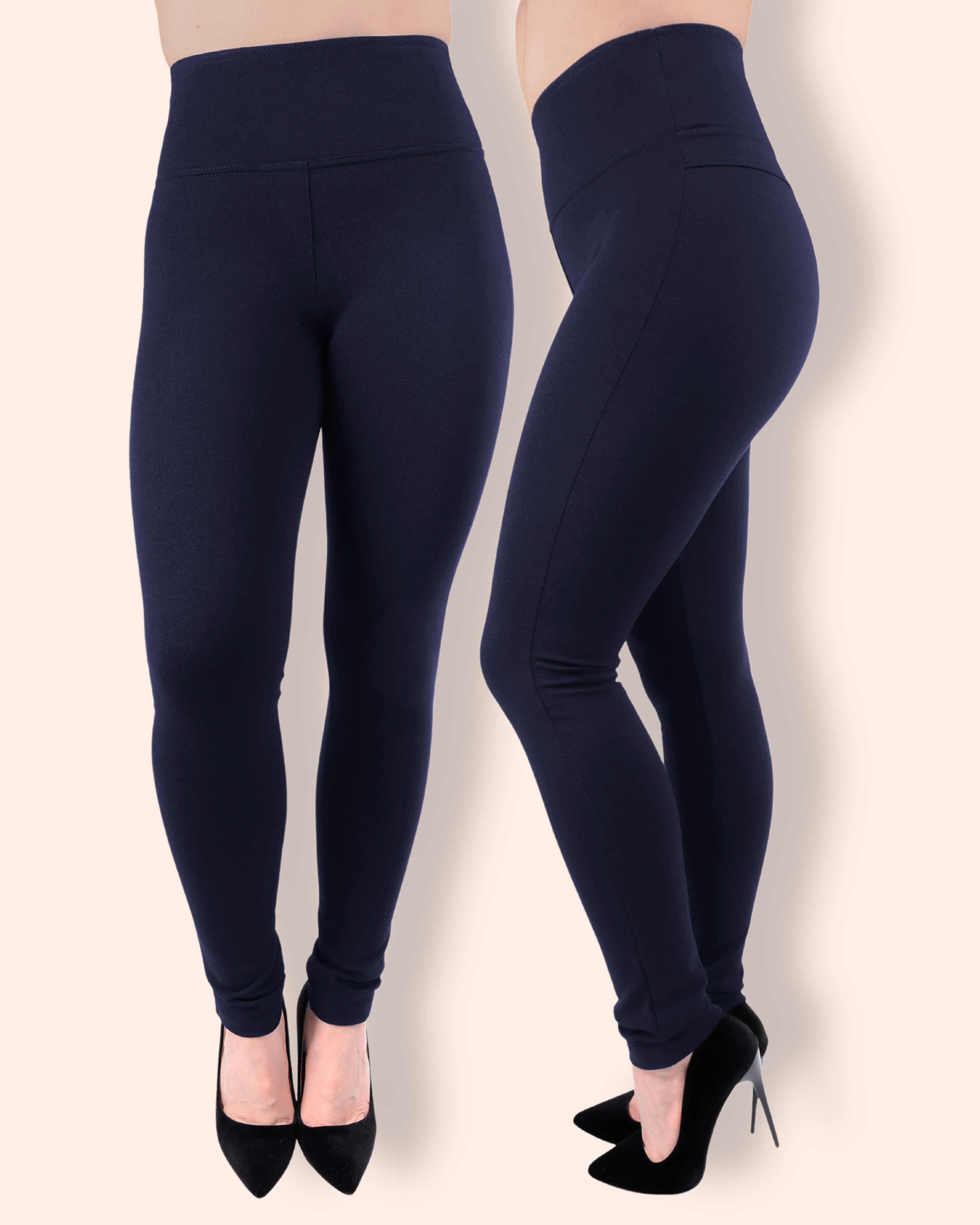 Bas Bleu Livia siniset muotoilevat leggingsit