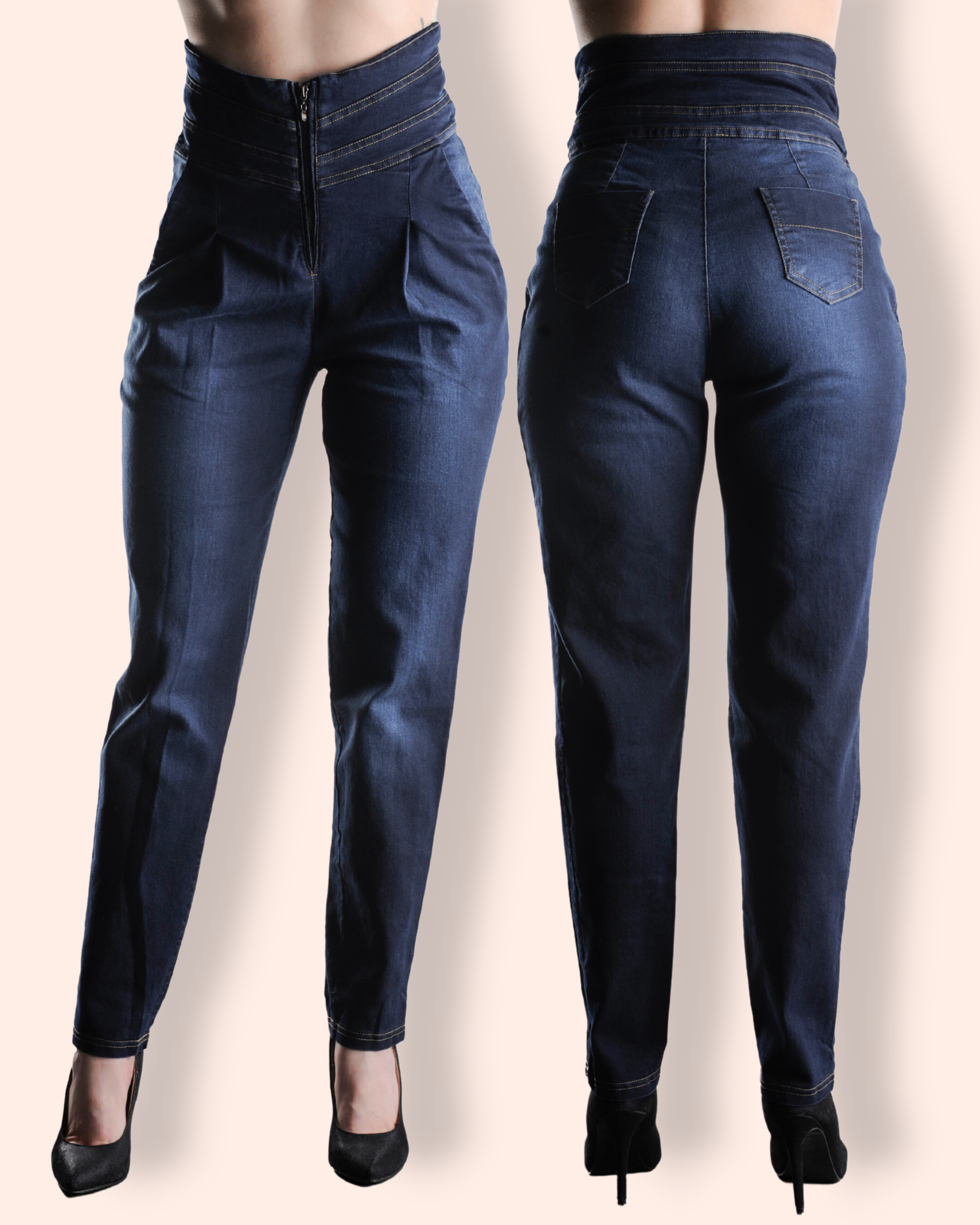 Bas Bleu Lynda high waist farkut