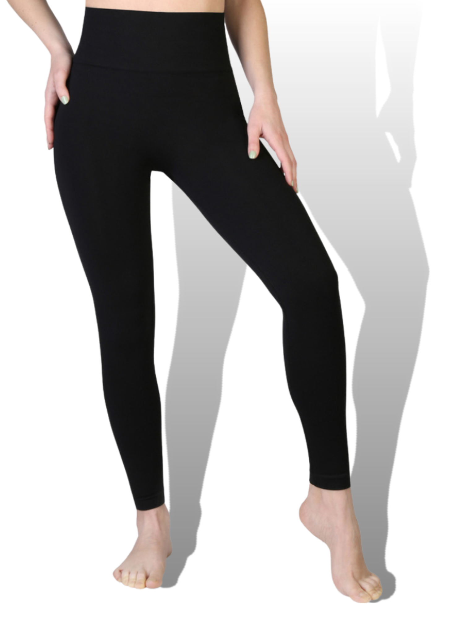 BB Shaping Anti Cellulite leggingsit musta