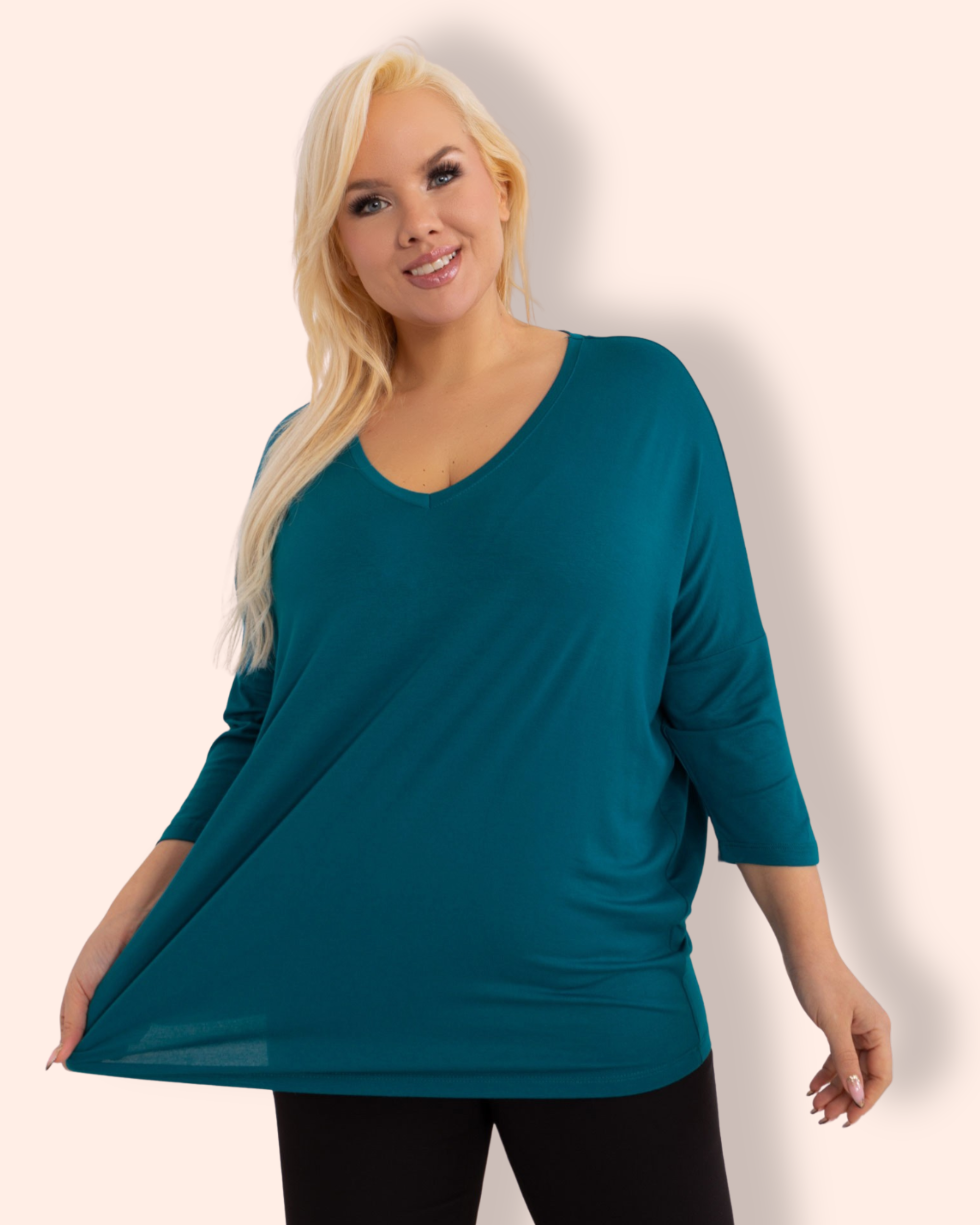 VICKY plus size pusero petrooli