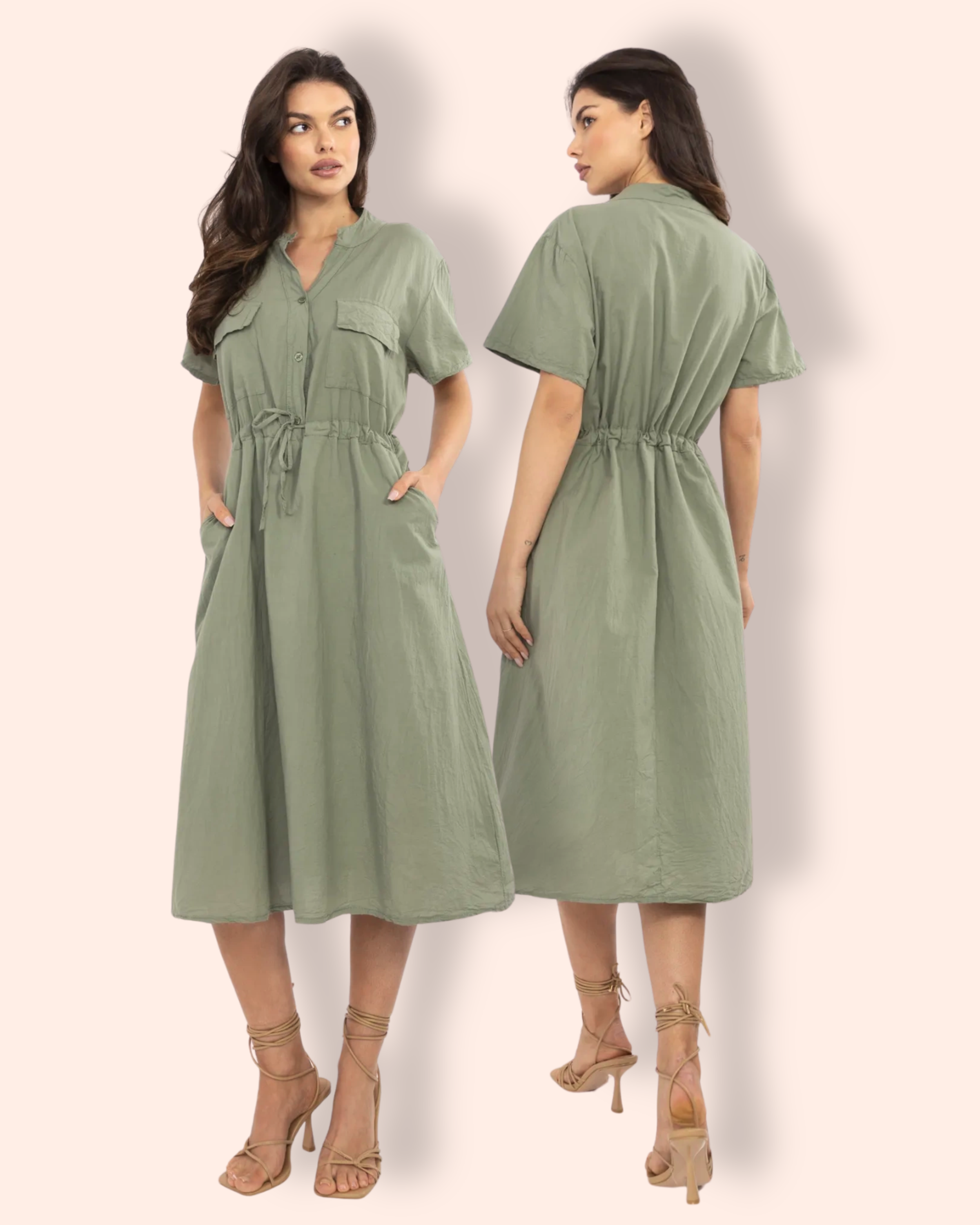 HELENA paitamekko khaki