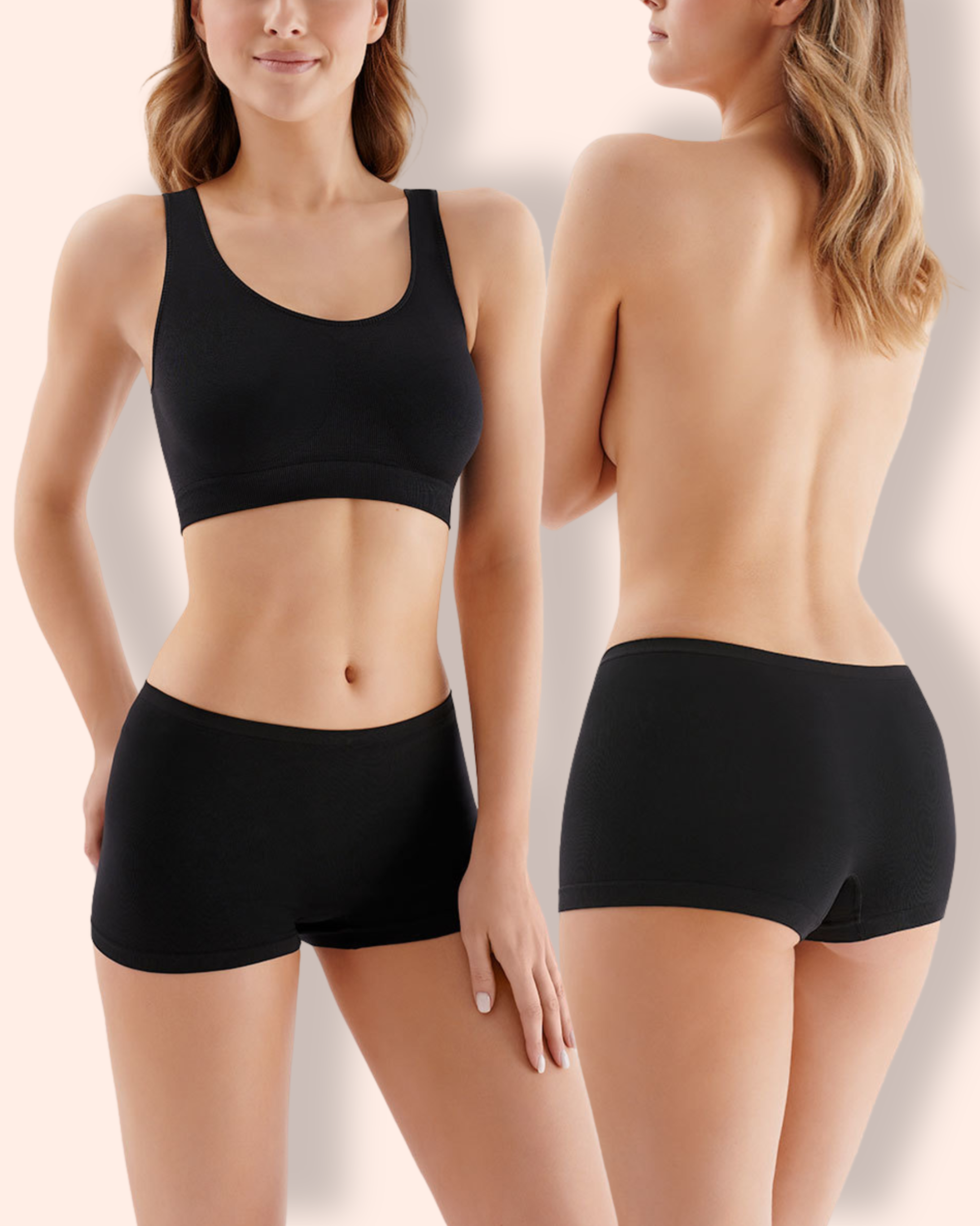 Gabriella Boxer Briefs musta 