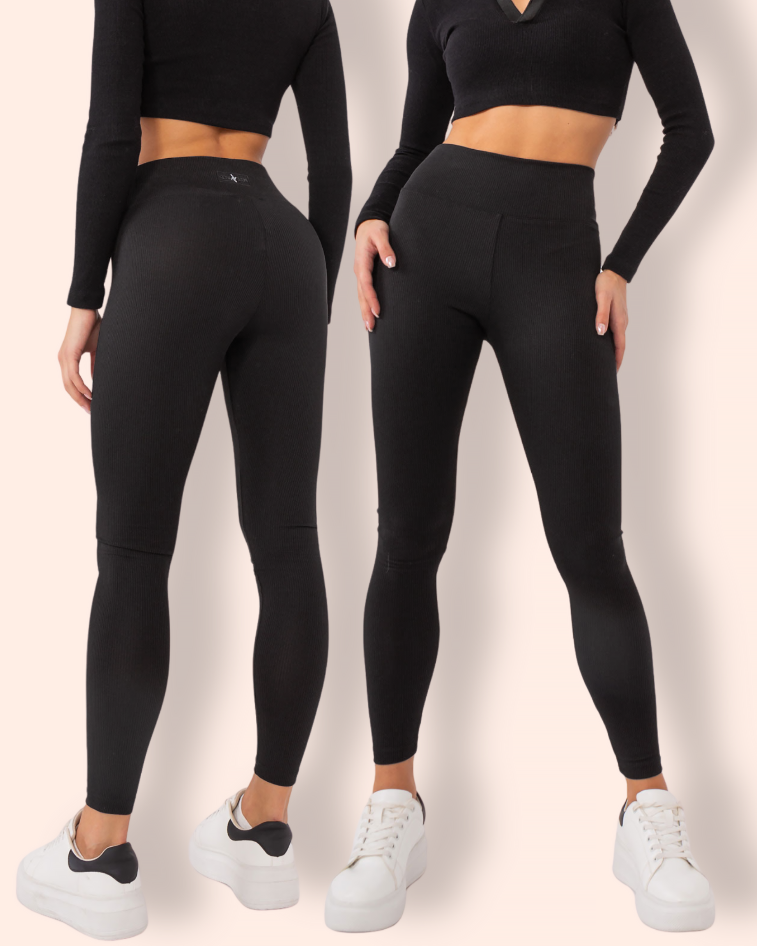 INEZ ribbileggingsit musta