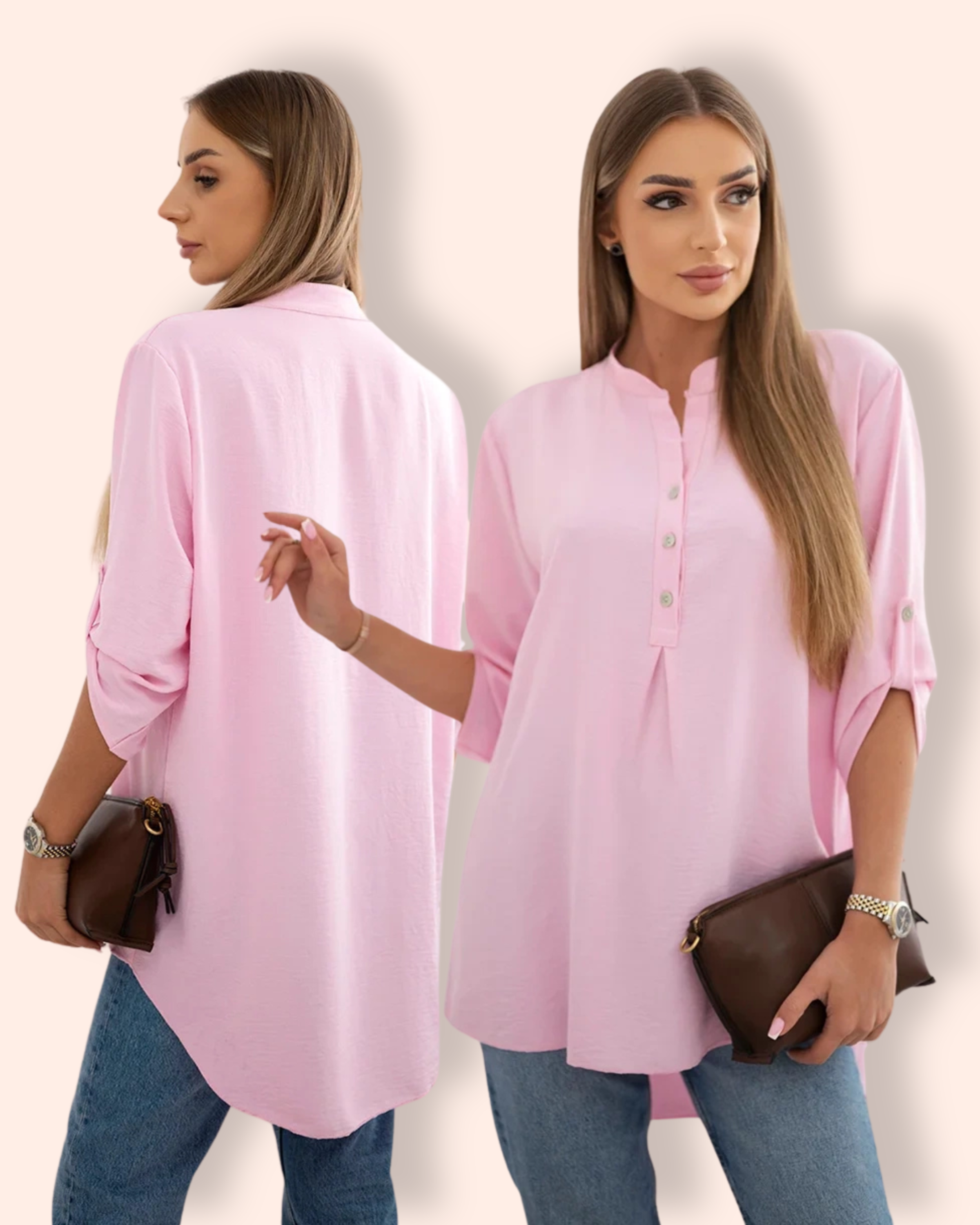 INNA loosefit paita candy pink