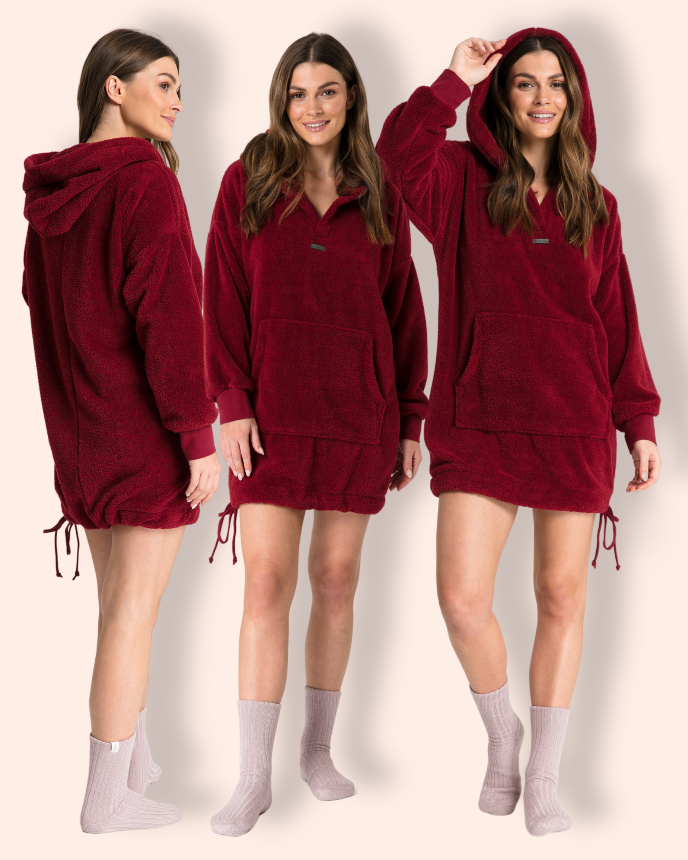 La Lupa Loungewear huppari punainen LA081
