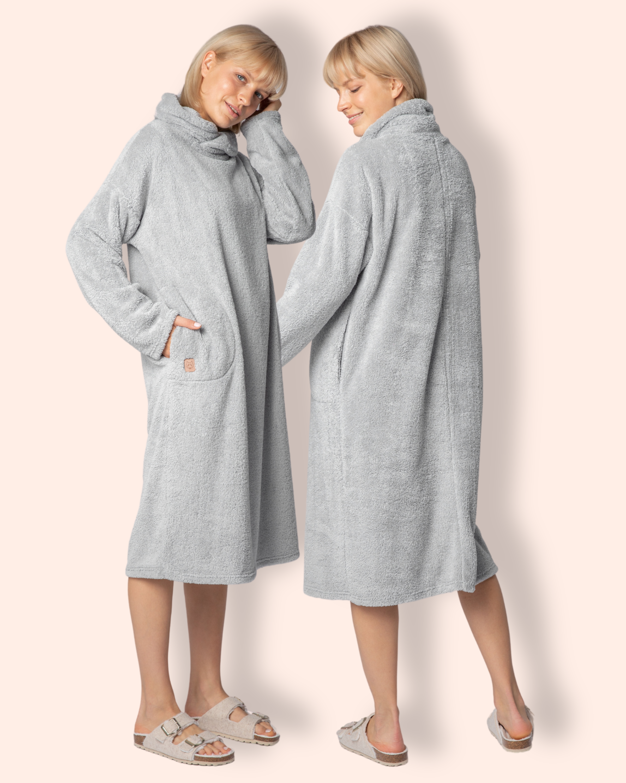 La Lupa Loungewear mekko harmaa LA002