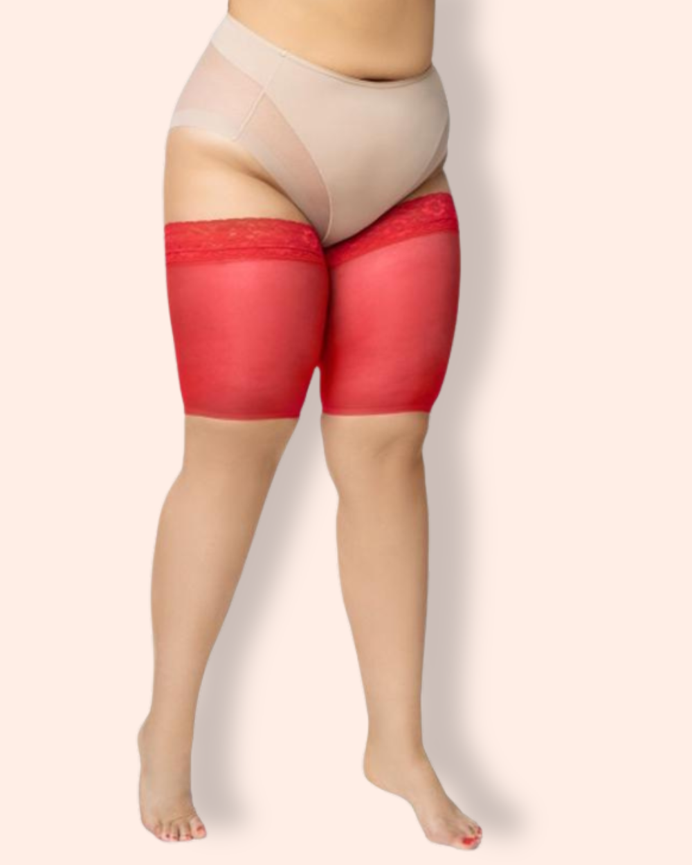 Lida Thigh Protector long punainen