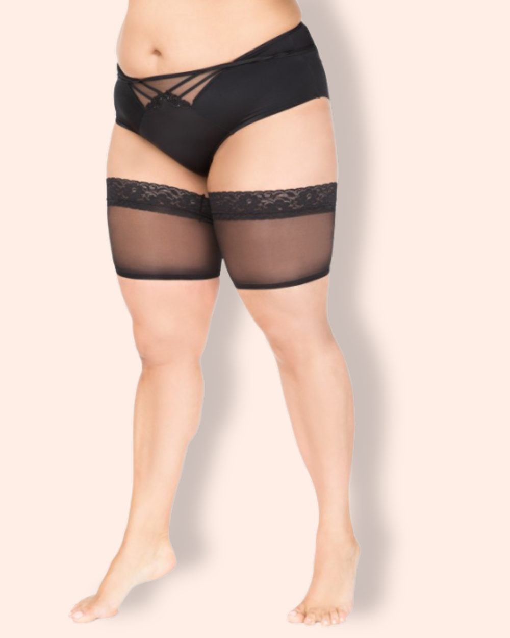 Lida Thigh Protector short musta
