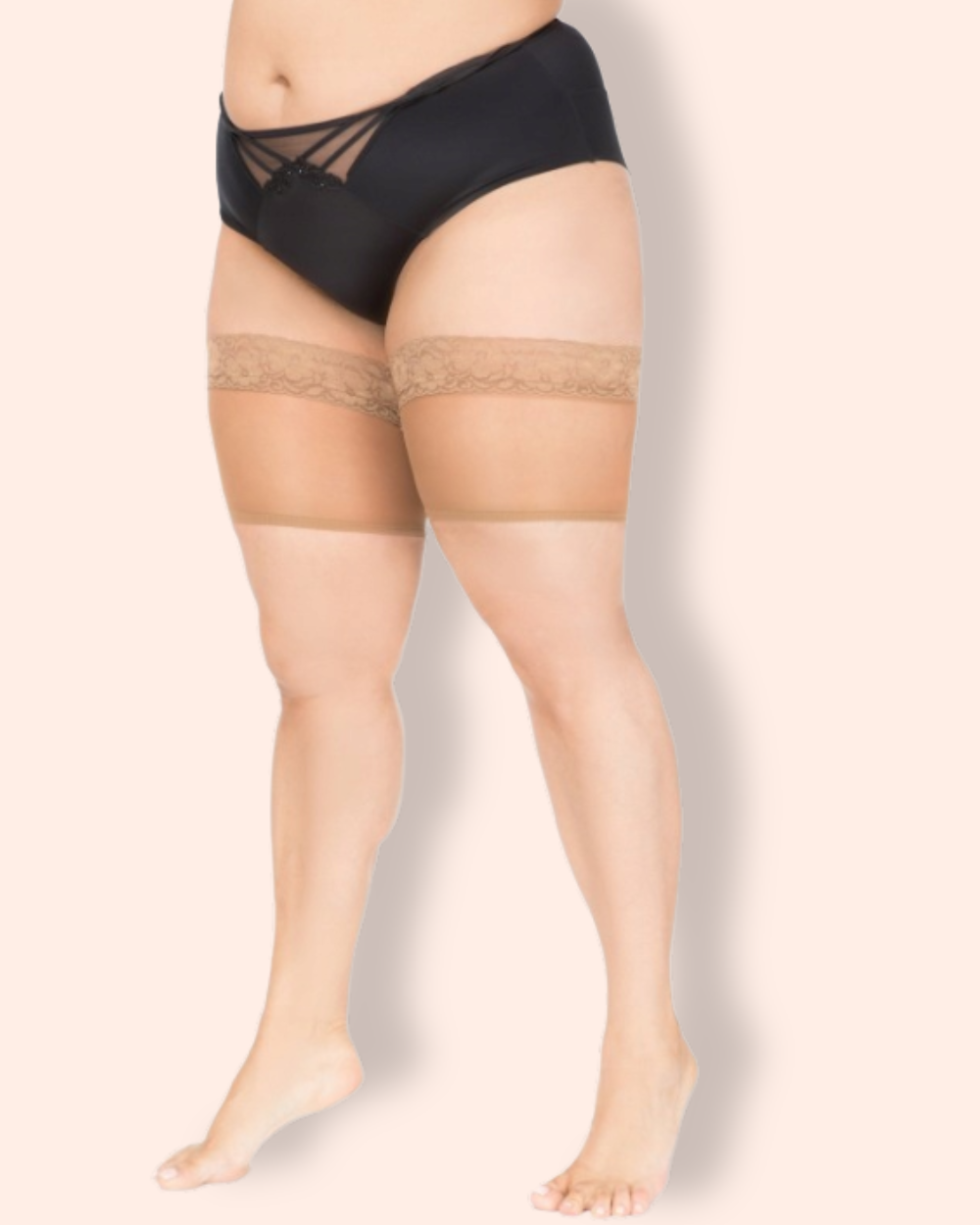 Lida Thigh Protector short vaalea beige