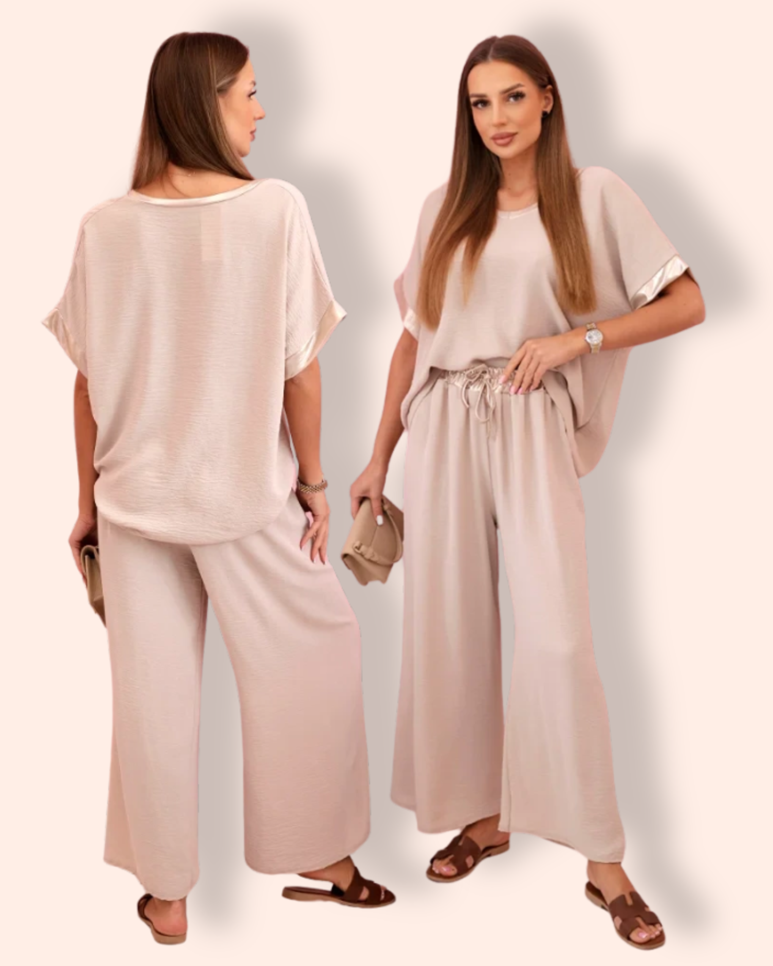 MADELINE paita ja housut beige