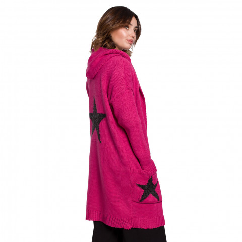 BE tähtineuletakki fuksia BK063