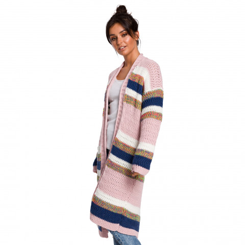 BE neuletakki BK036 pinkki model 1