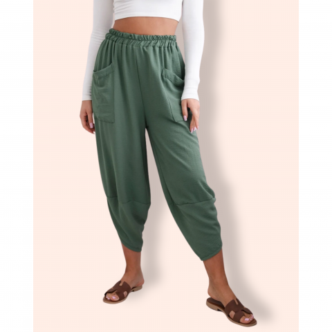 ARIEL haaremihousut khaki