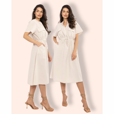 HELENA paitamekko beige