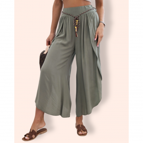 JADE viskoosihousut khaki