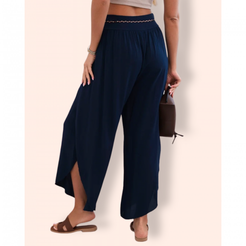 JADE viskoosihousut navy