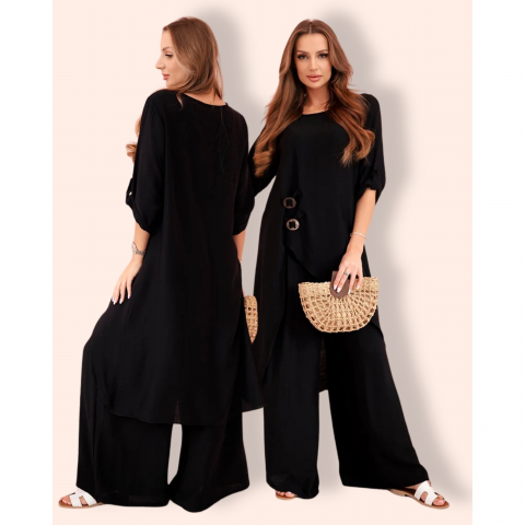 KASIA oversized setti musta