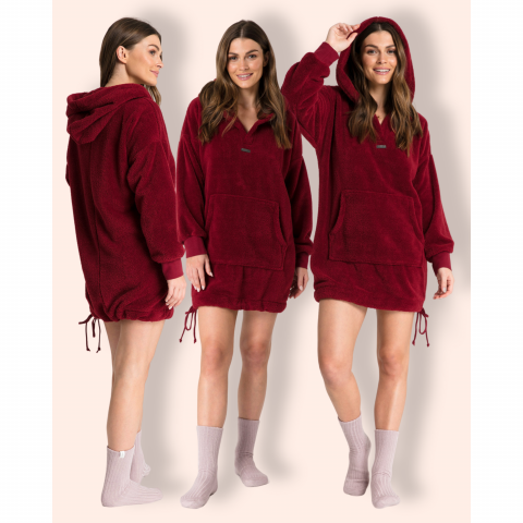 La Lupa Loungewear huppari punainen LA081