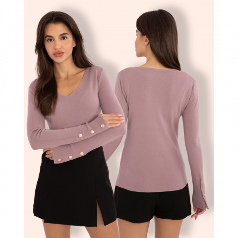 NICOLE viskoosipusero mauve