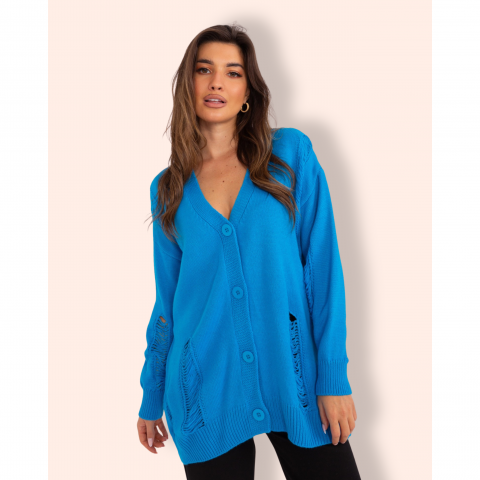NITA Summer Knit neuletakki sininen