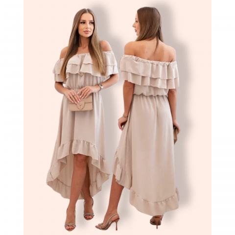 PENELOPE mekko beige