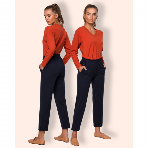 STYLE puuvillahousut sininen S228