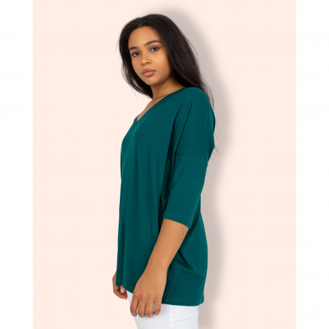 VICKY plus size pusero vihreä