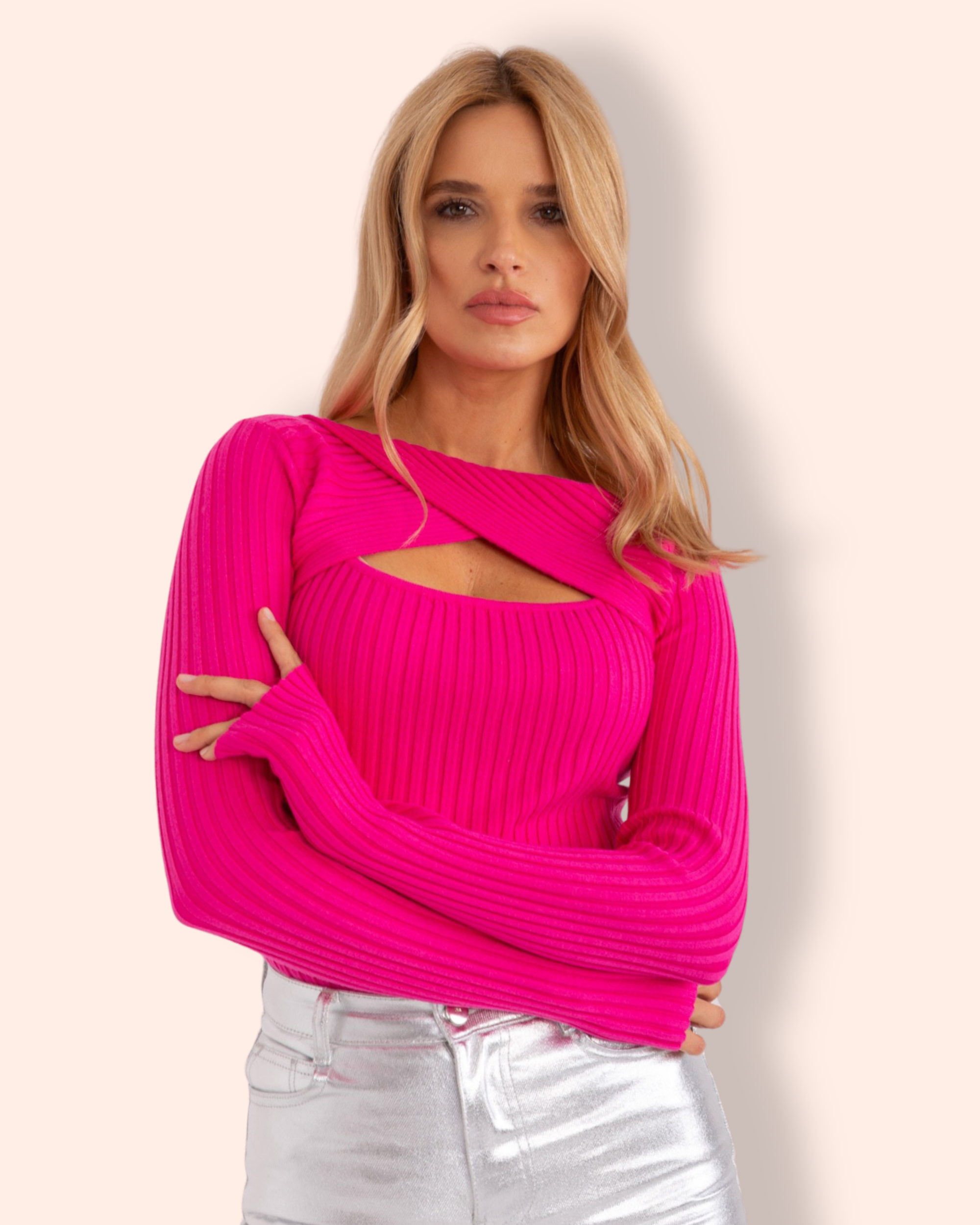 ANNA ribbipusero fuksia