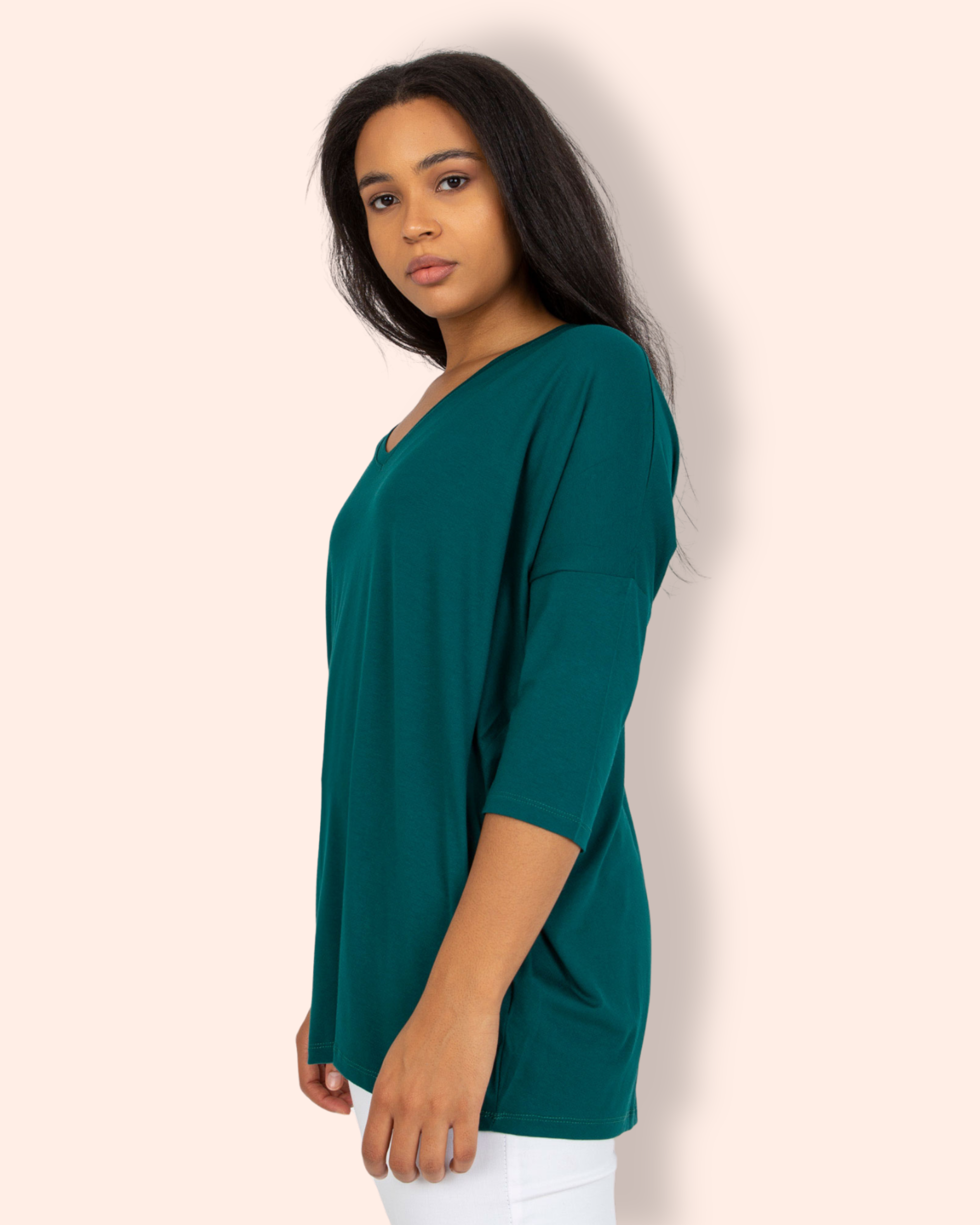 VICKY plus size pusero vihreä