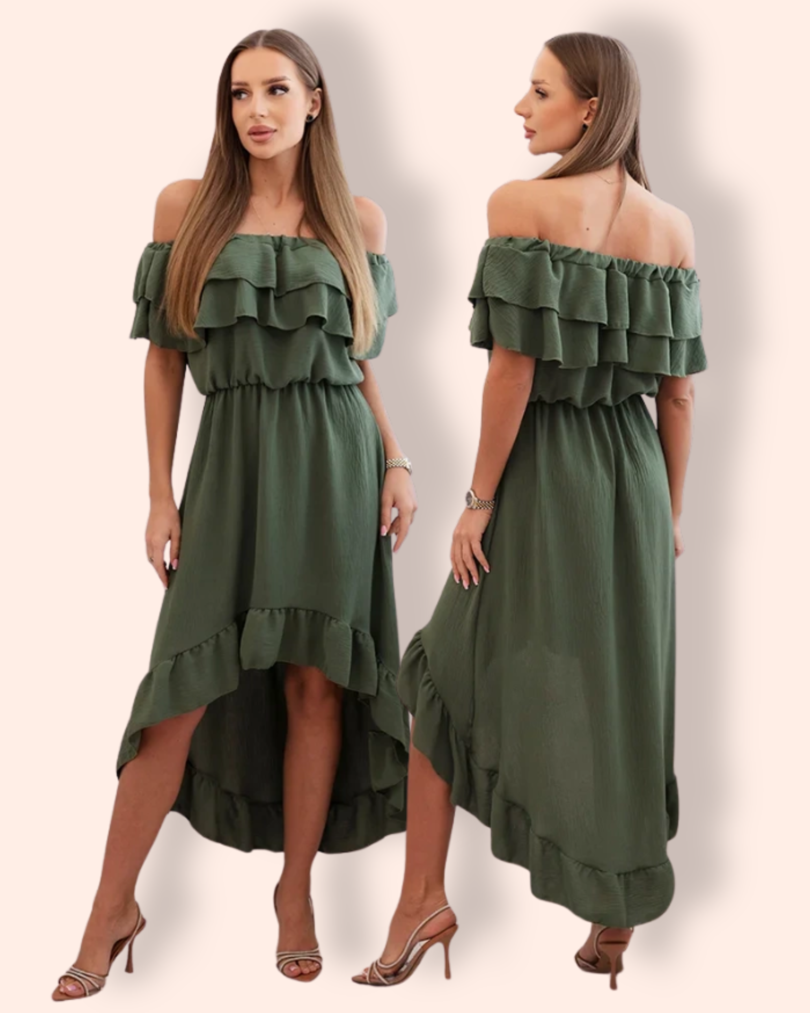 PENELOPE mekko khaki